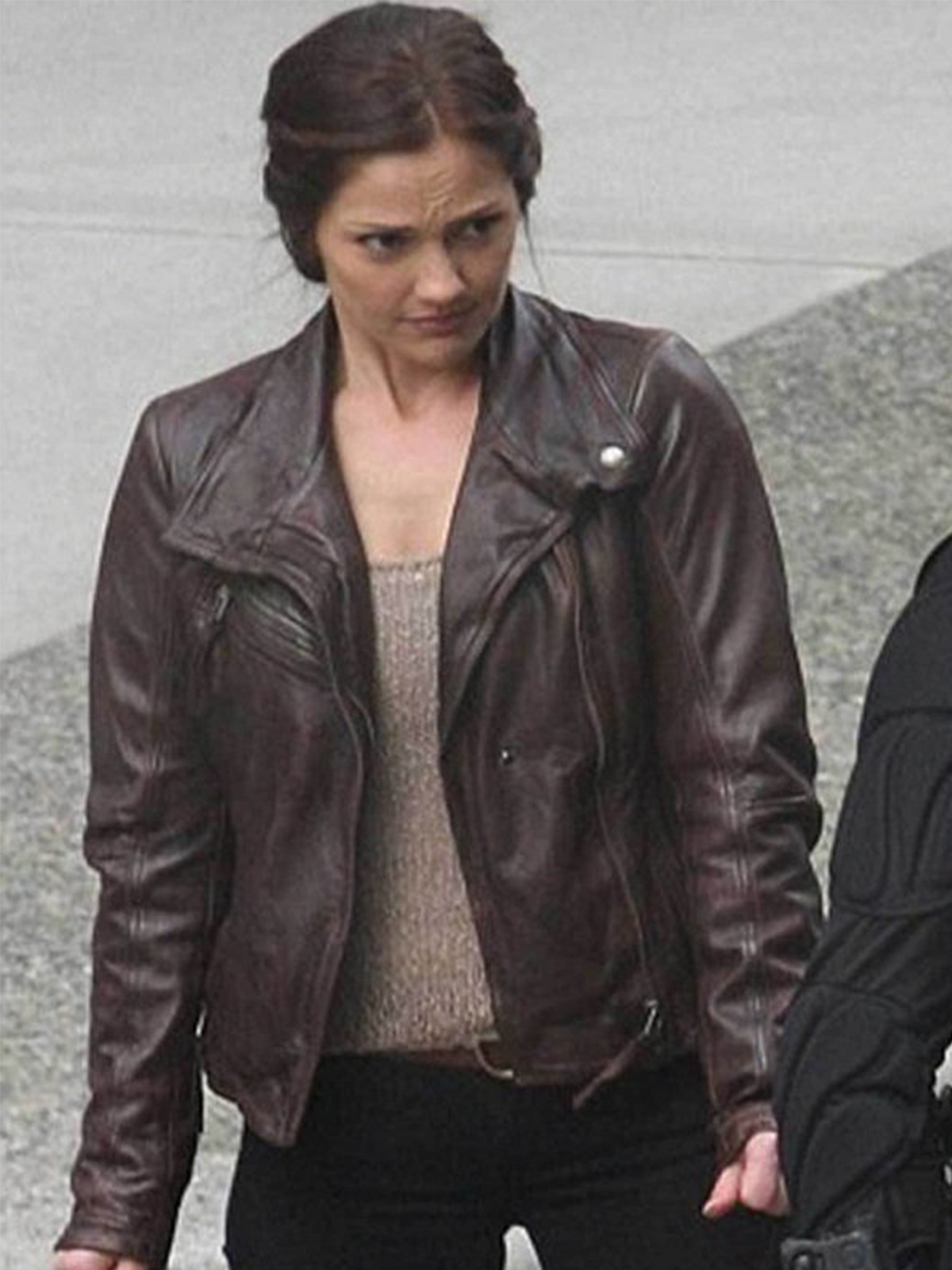 Minka Kelly Human Leather Jacket