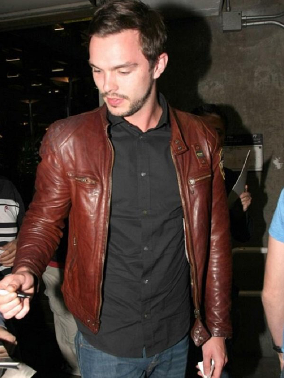 Nicholas Hoult Mad Max Fury Road Leather Jacket