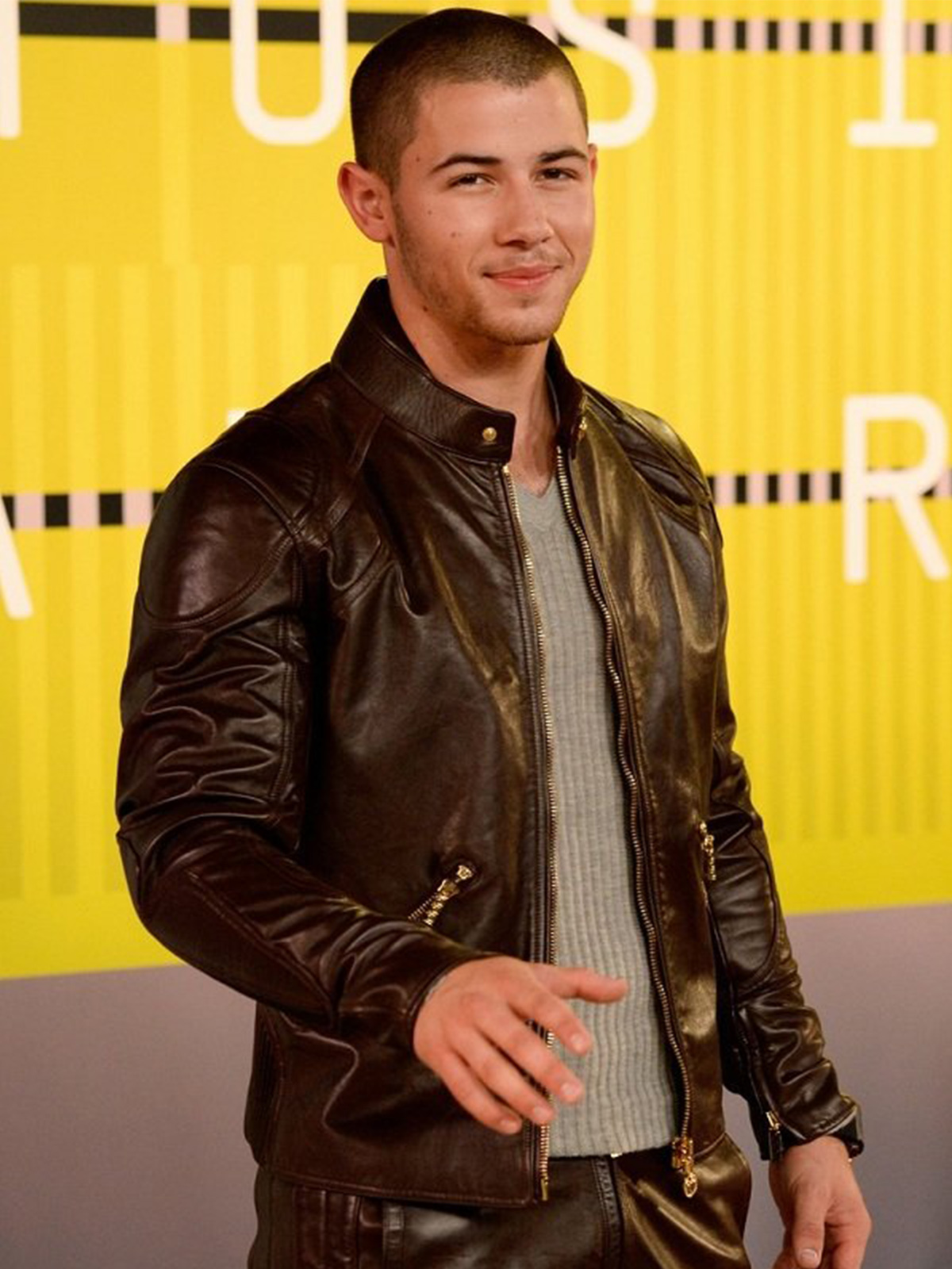Nick Jonas Brown Jacket