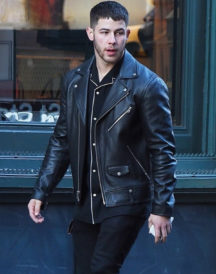 Nick Jonas Motorcycle Black Jacket