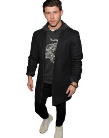Nick Jonas Wool Coat