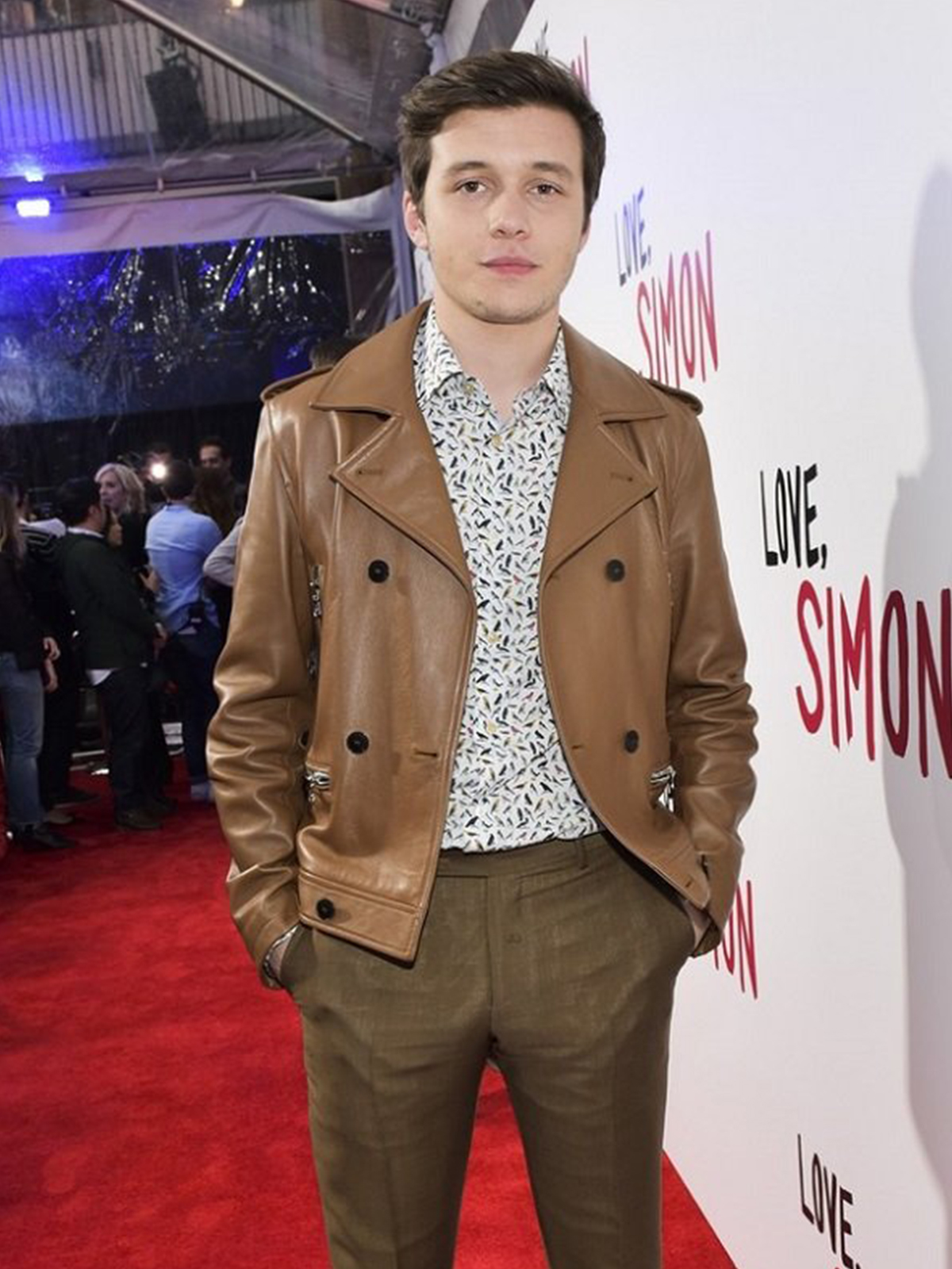 Nick Robinson Love Leather Jacket