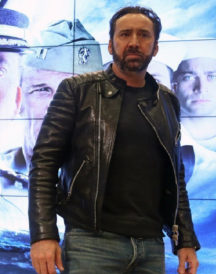 Nicolas Cage Brando Biker Leather Jacket
