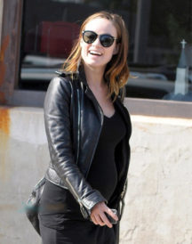 Olivia Wilde Vinyl Devon Finestra Jacket