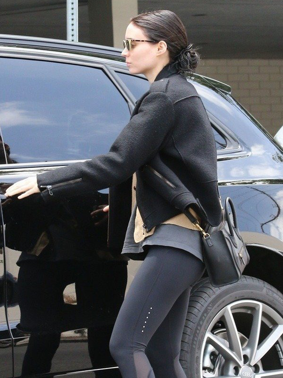 Patricia Rooney Mara Wool Black Jacket