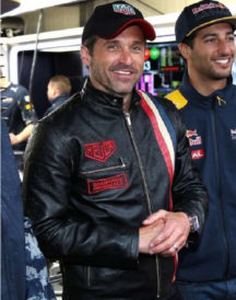 Patrick Dempsey Formula 1 Grand Leather Jacket