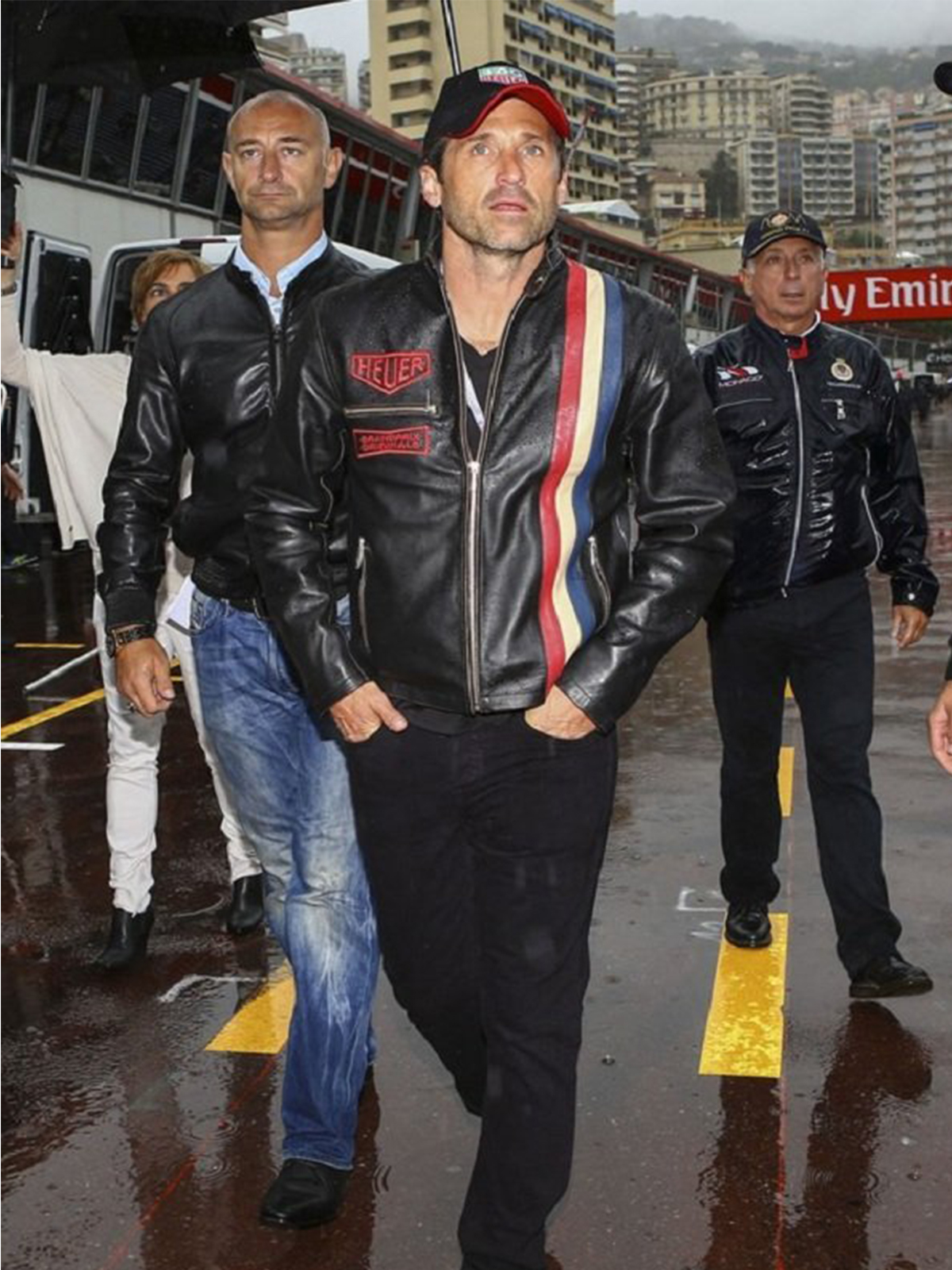Patrick Dempsey Formula 1 Grand Leather Jacket