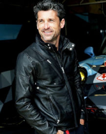 Patrick Dempsey Moto Racing Leather Jacket Patrick Dempsey Moto Racing Leather Jacket