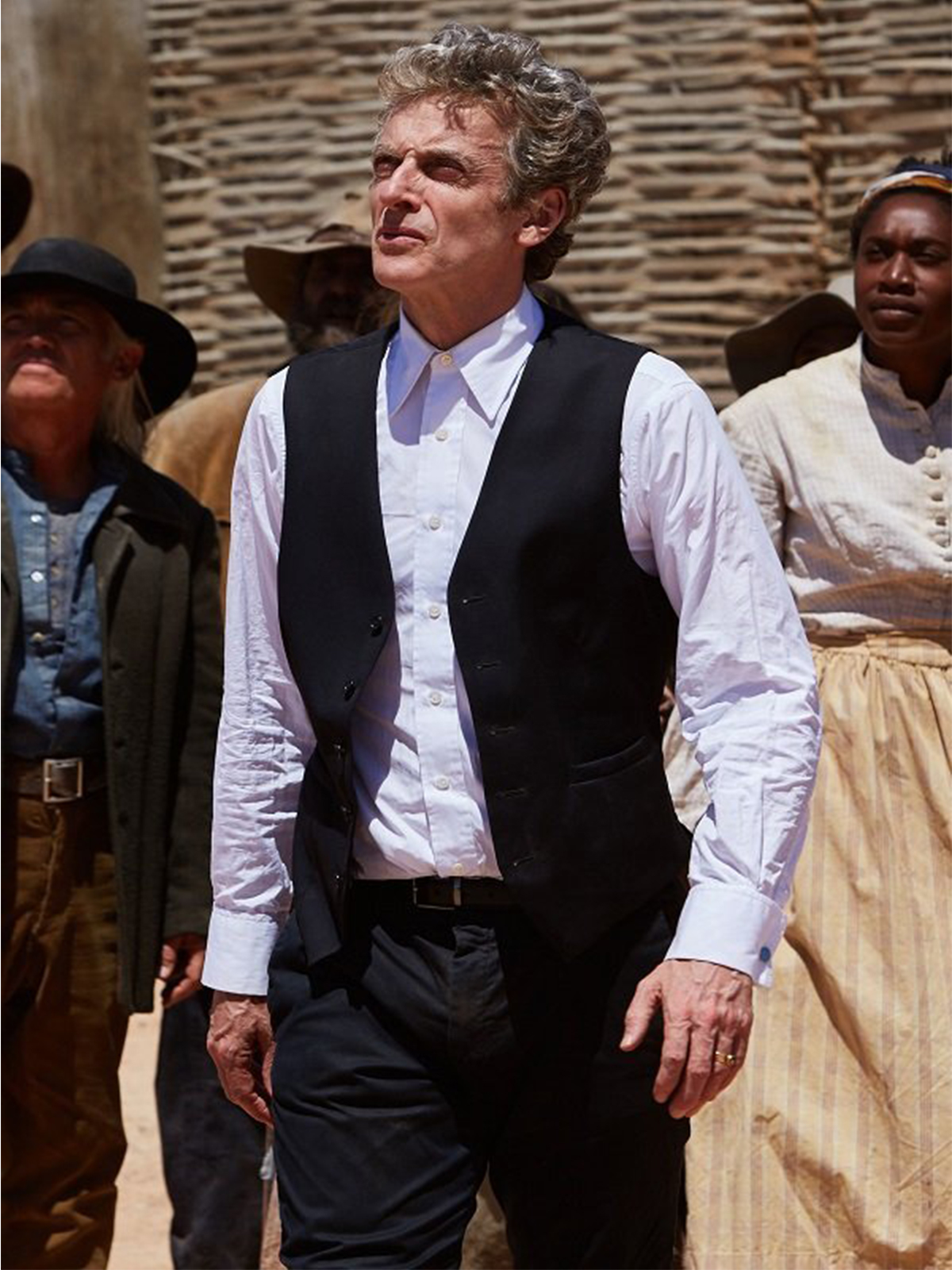 Peter Capaldi Doctor Black Vest