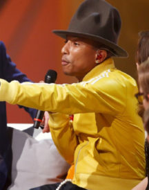 Pharrell Williams Yellow Stripe Jacket