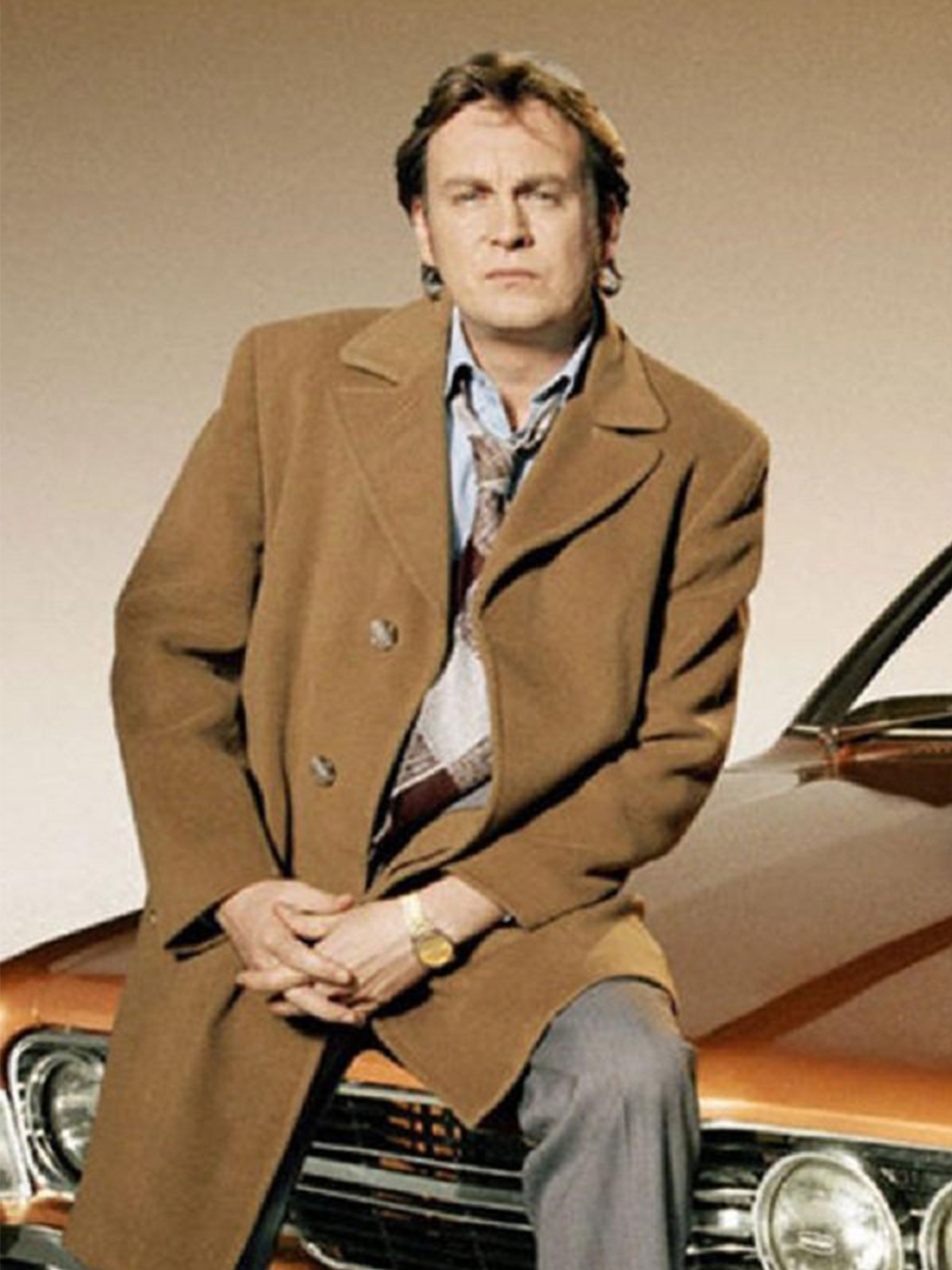 Philip Glenister Life Mars Wool Trench Coat