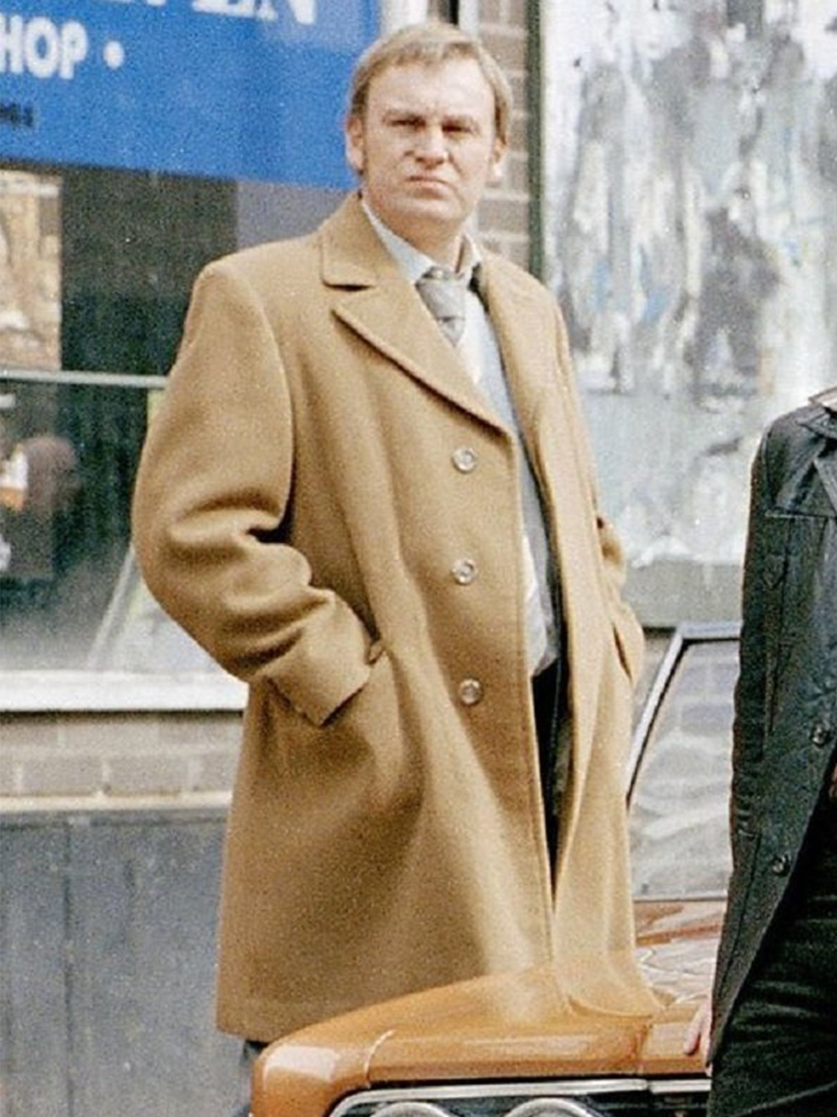Philip Glenister Life On Mars Wool Trench Coat