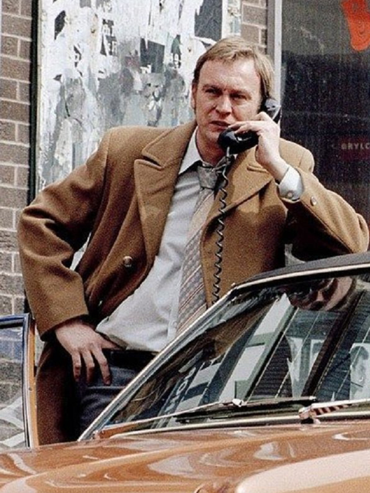 Philip Glenister Life Mars Wool Trench Coat