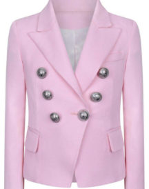 Pink hue Color Classic Blazer Girl