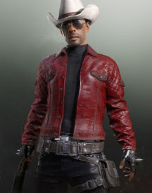 PlayerUnknown’as Battleground Quilted Leather Jacket