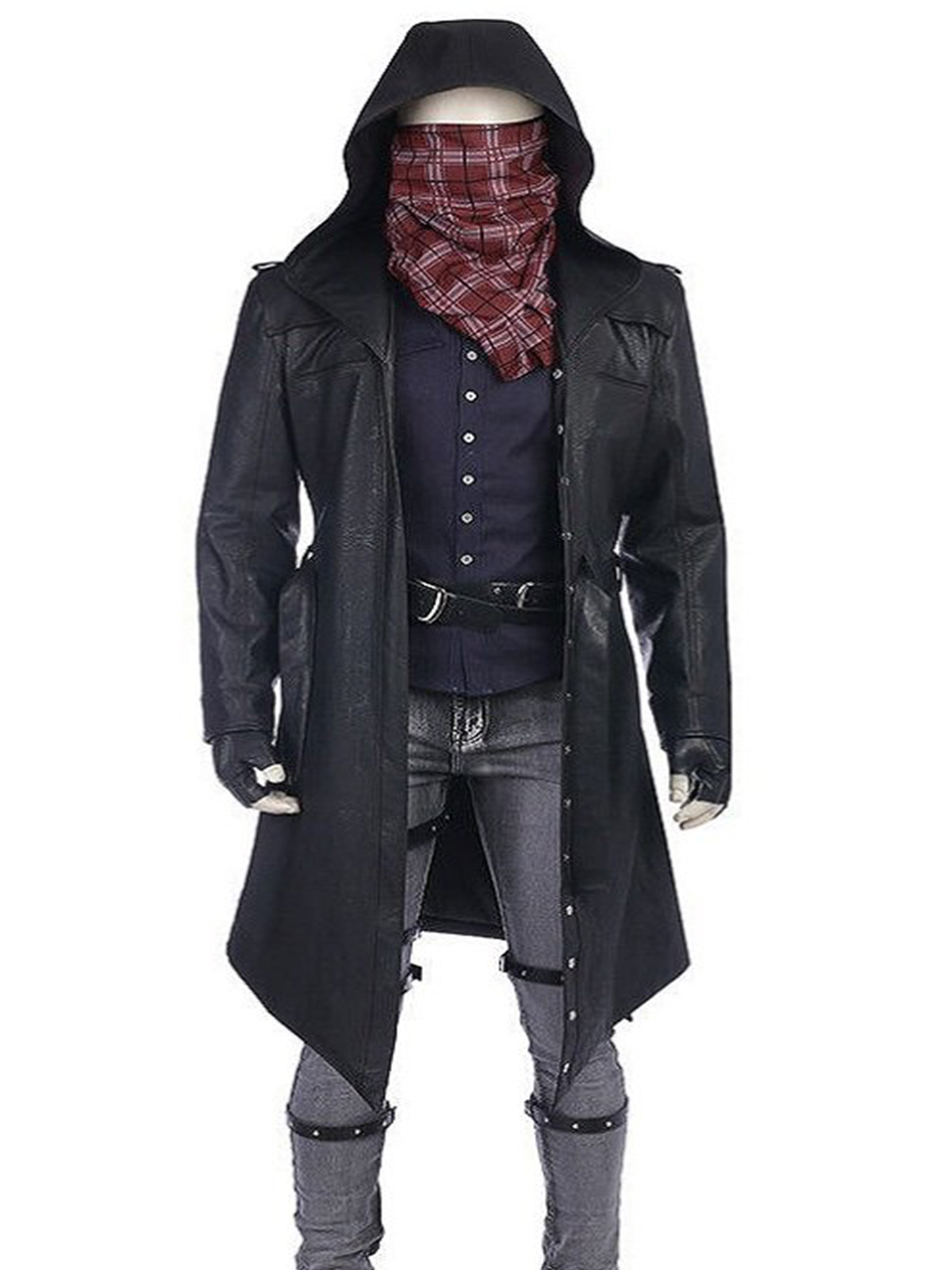 PlayerUnknown’s Battlegrounds Leather Hoodie Coat