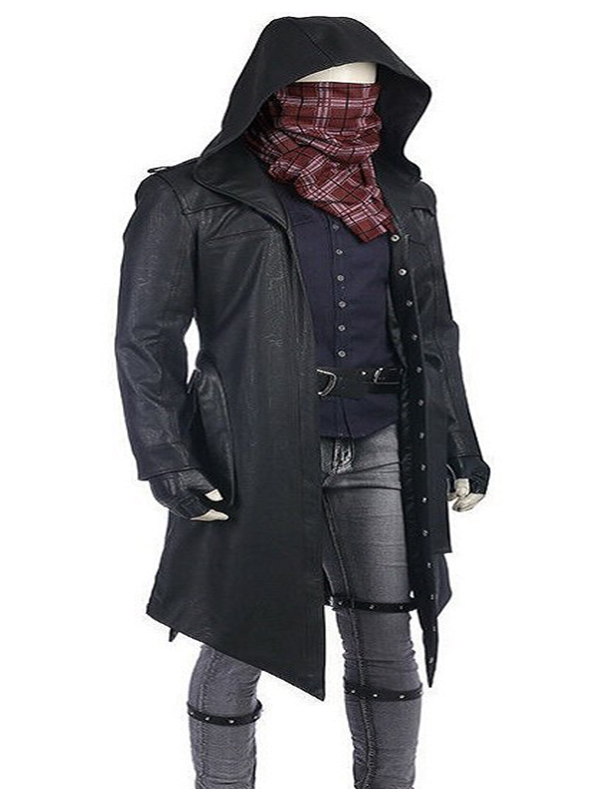 PlayerUnknown’s Battlegrounds Leather Hoodie Coat