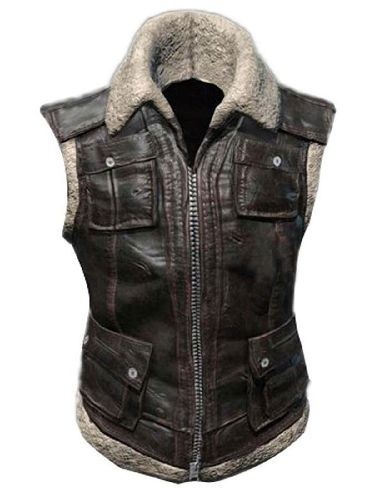 Playerunknown’s Battlegrounds Fur Leather Vest