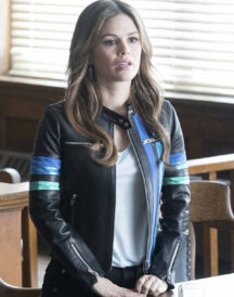 Rachel Bilson Take Two Moto Racer Leather Jacket