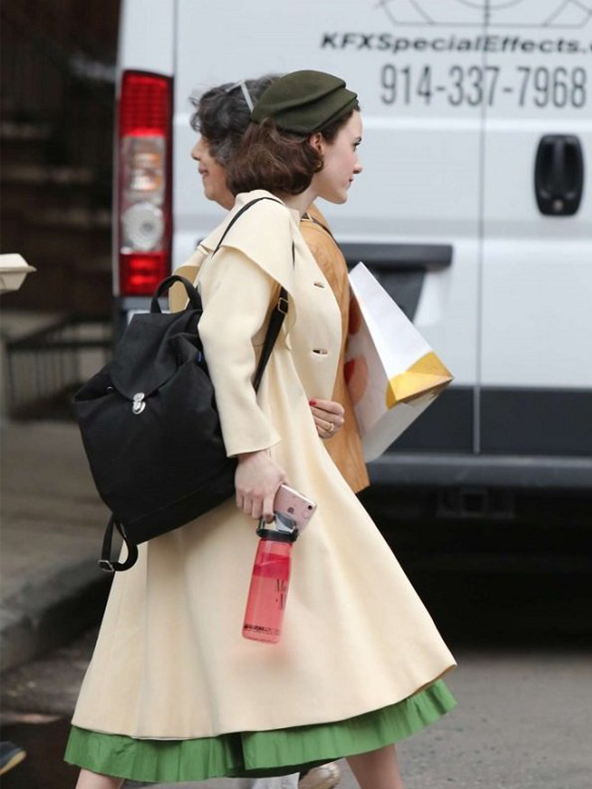 Rachel Brosnahan on the of The Marvelous