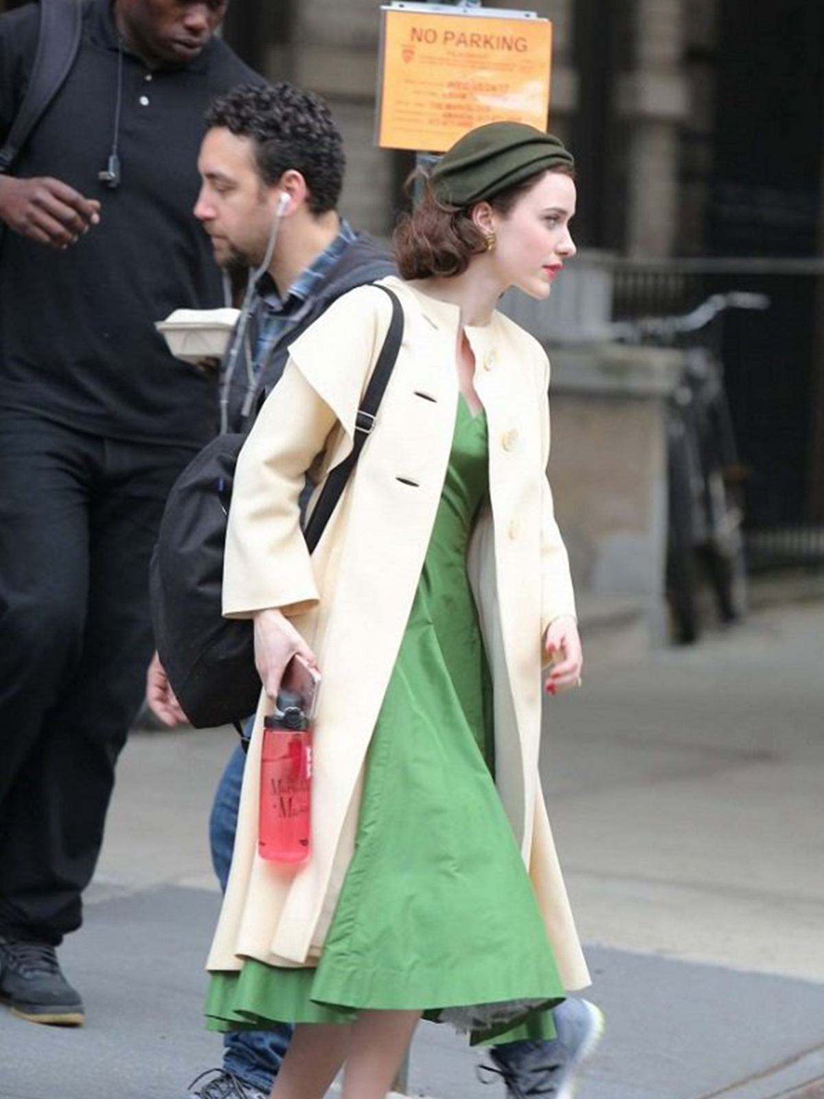 Rachel Brosnahan on the of The Marvelous