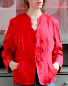 Red Women stylish Blazer