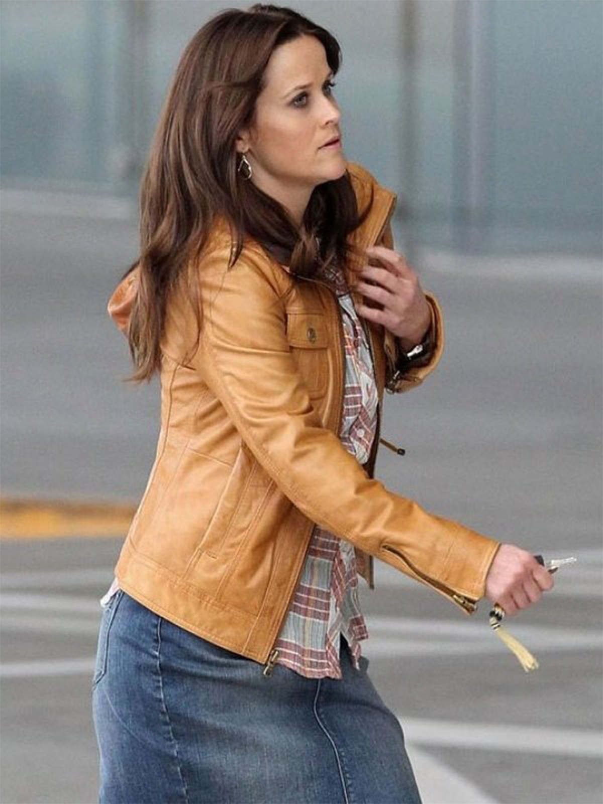 Reese Witherspoon The Lie Leather Jacket