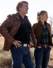 Robert Taylor Sheriff Walt Longmire Brown Jacket