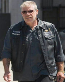Ron Perlman TV Series Sons of Anarchy Leather Vest
