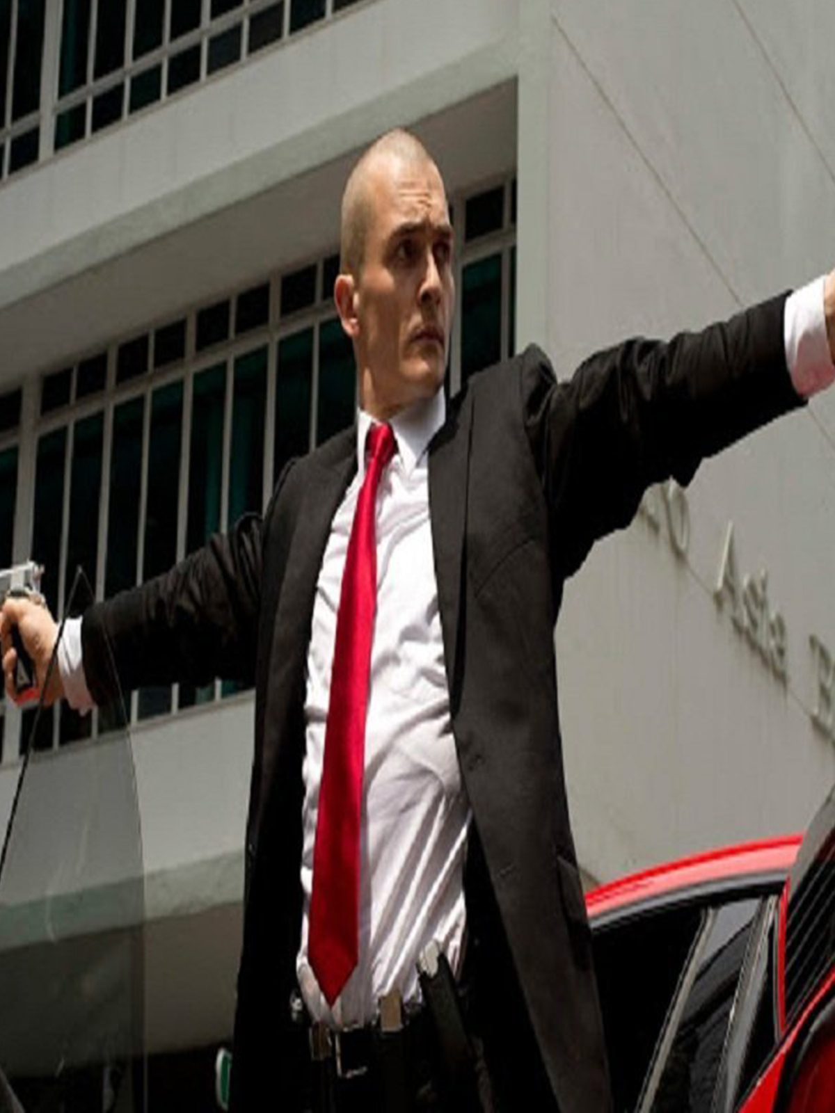 Rupert Friend Hitman Agent Black Coat