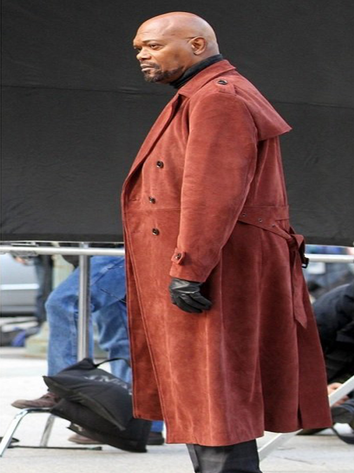 shaft leather coat