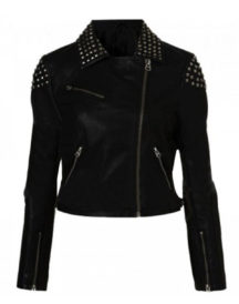 Saraya-Jade Bevis Studded Leather Jacket