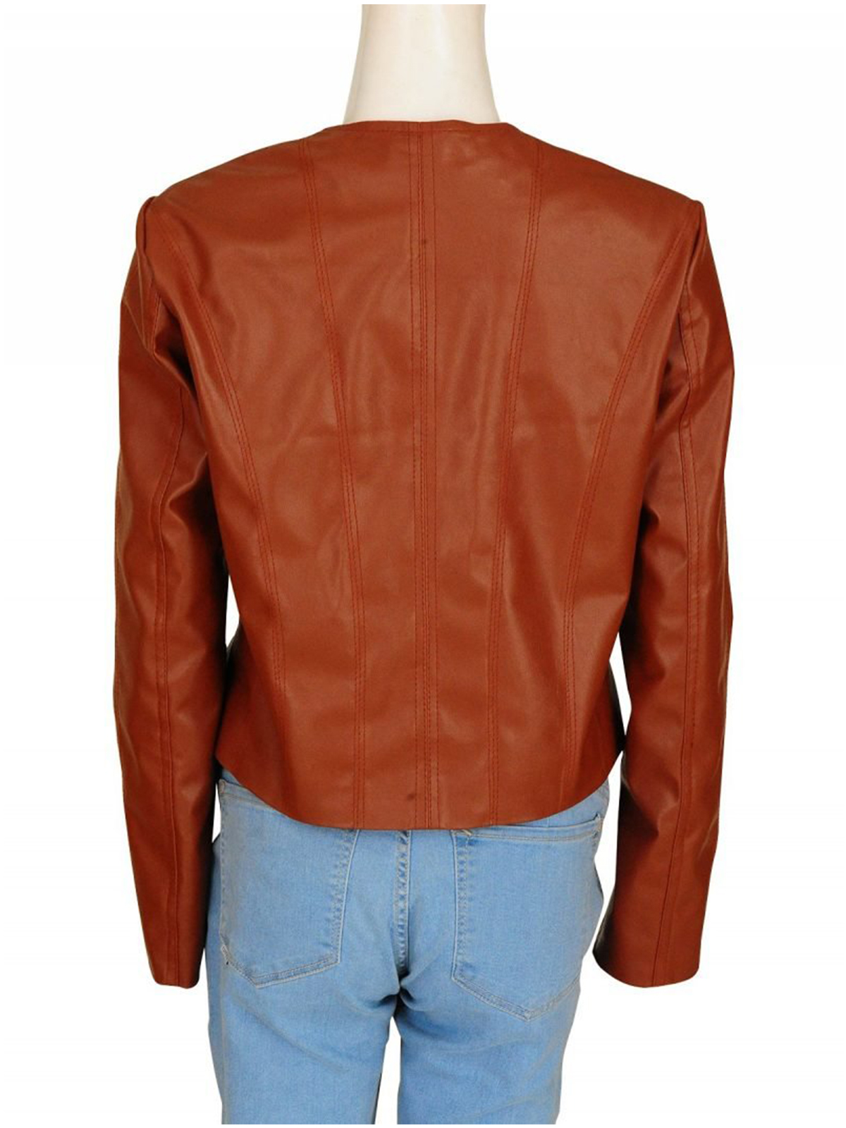 Sasha Alexander Rizzoli & Isles Brown Leather Jacket