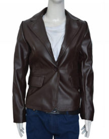 Scarlett Johansson Captain America Leather Coat Scarlett Johansson Captain America Leather Coat