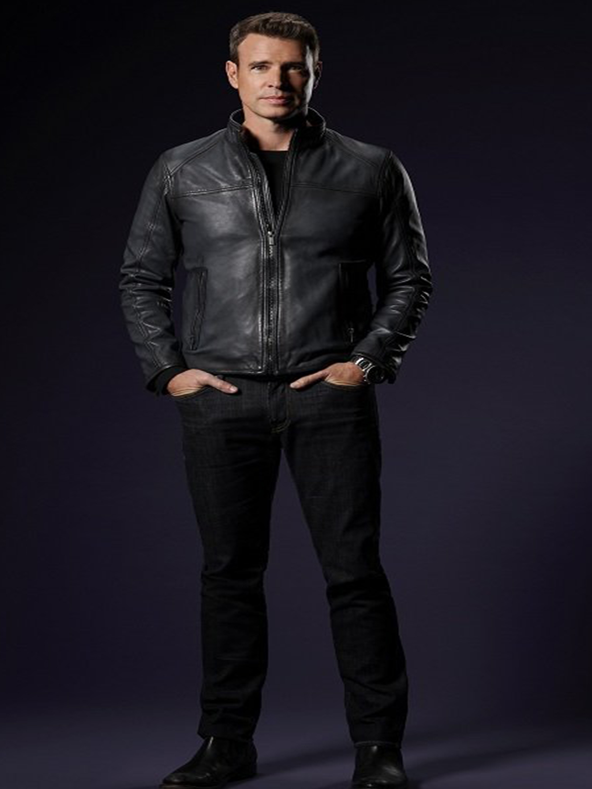 Scott Foley Whiskey Cavalier Leather Jacket
