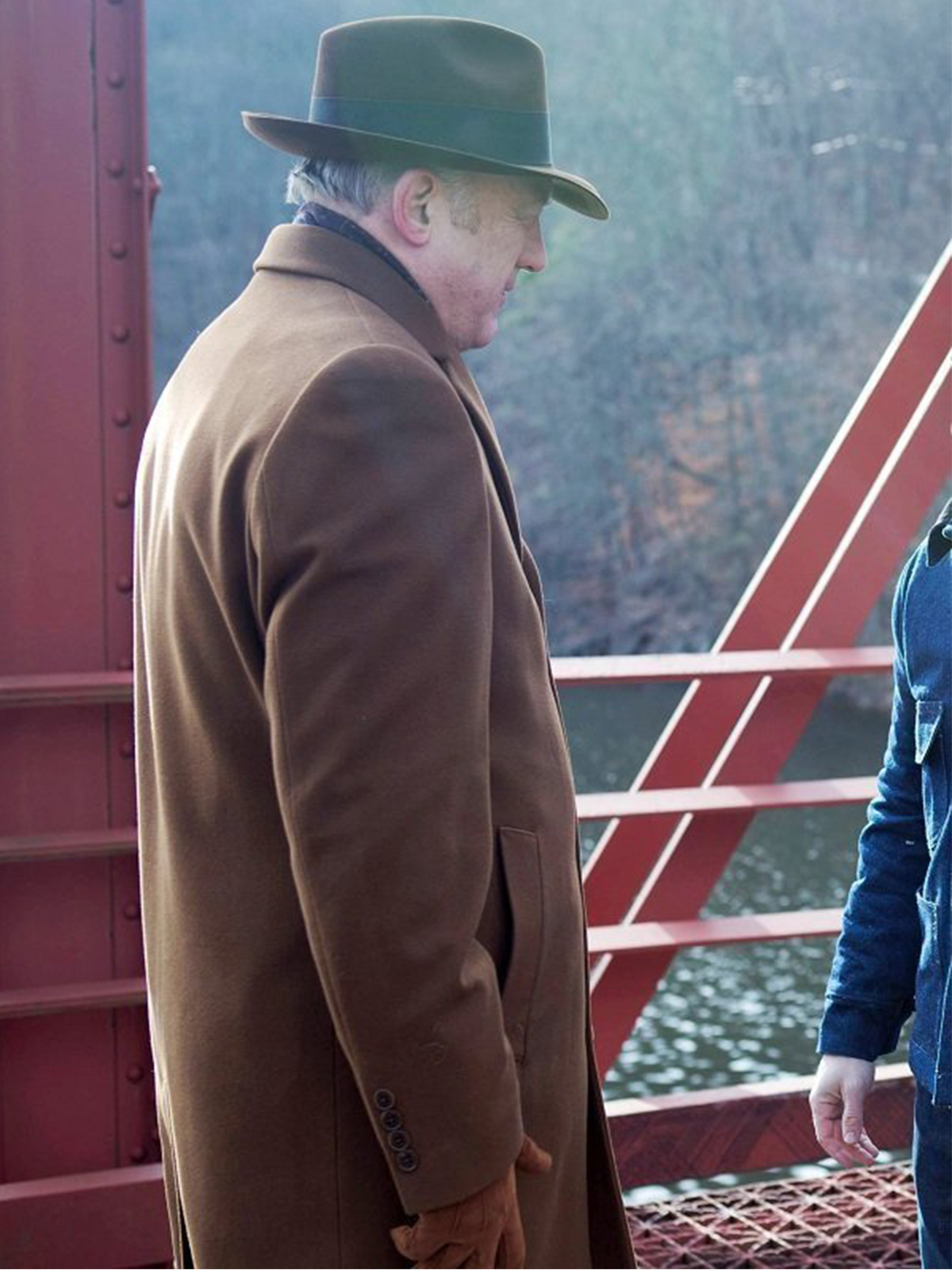 Sean Pertwee Gotham Brown Trench Coat