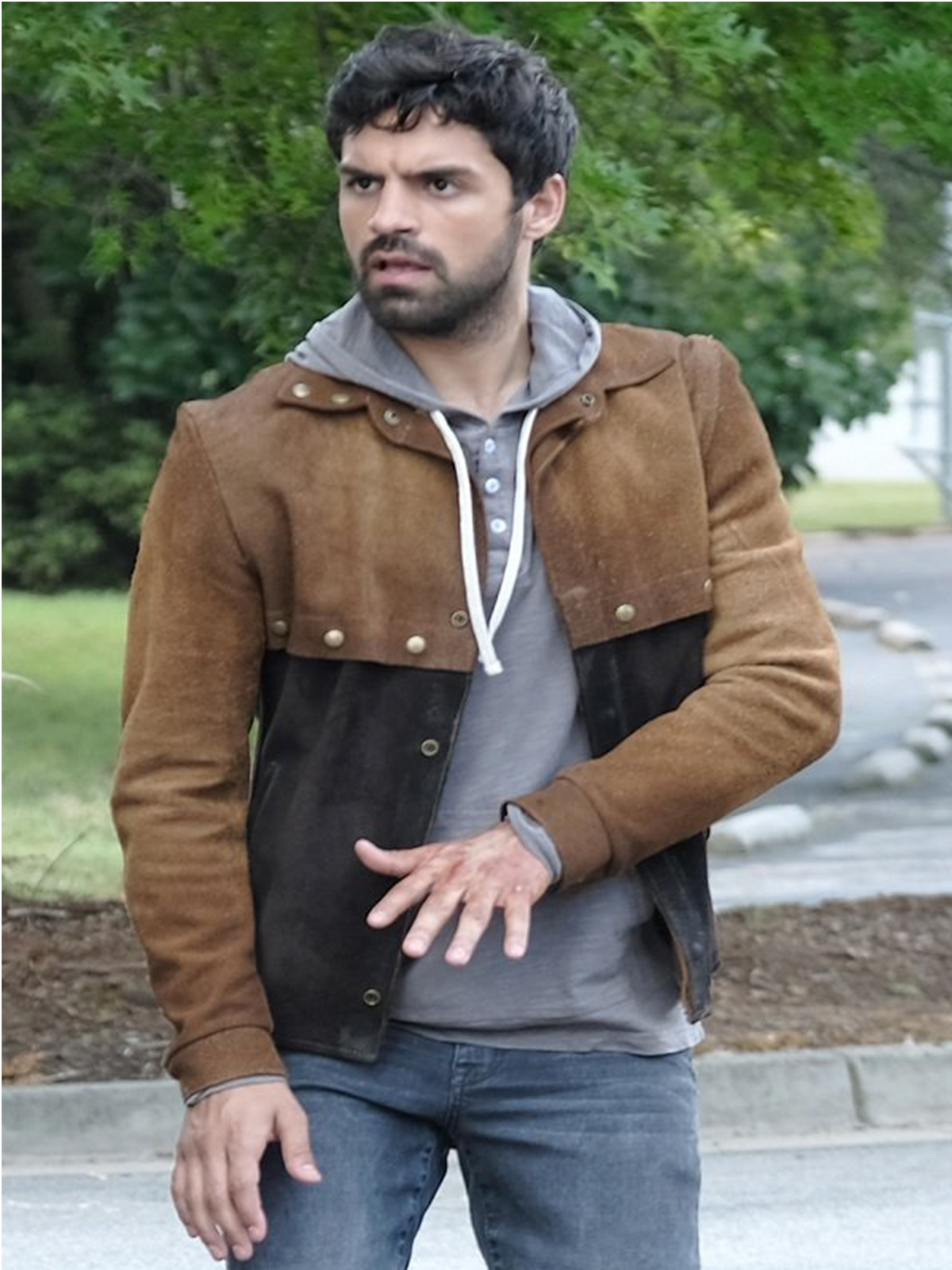 Sean Teale The Brown Suede Jacket