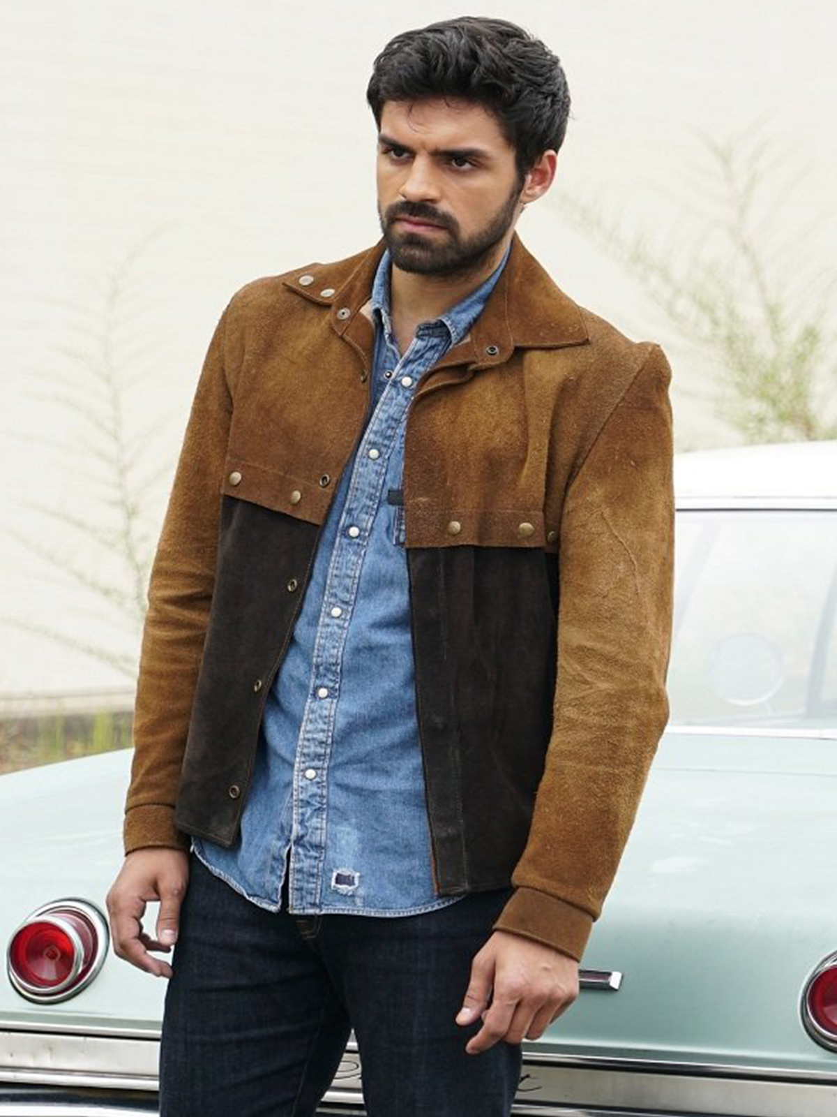 Sean Teale The Brown Suede Jacket
