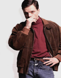 Sebastian Stan I Tonya Suede Jacket