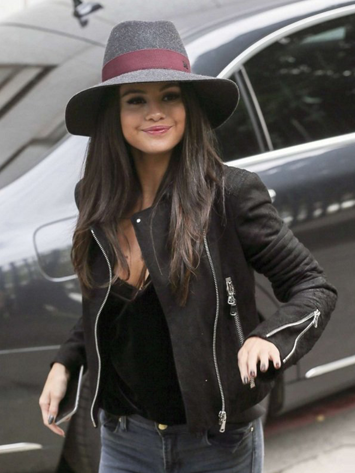 Selena Gomez Leather Jacket