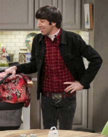 Simon Helberg The Big Bang Black Jacket