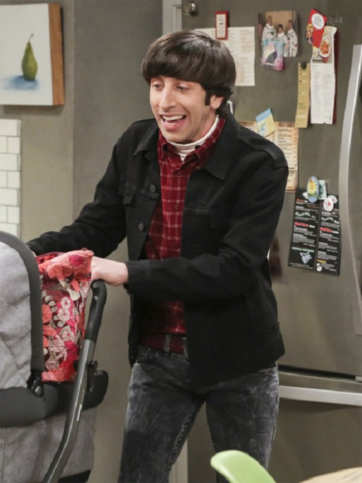 Simon Helberg The Big Bang Black Jacket