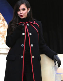 Sofia Carson Elegant Design Coat
