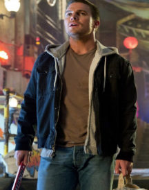 Stephen Amell TMNT 2 Casey Jones Cotton Jacket