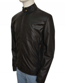 Stephen Moyer True Blood Black Leather Jacket