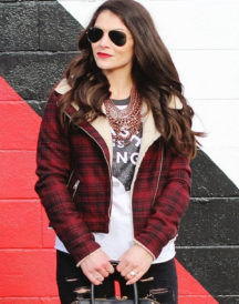Streetwear Flannel Jacket With Collar
