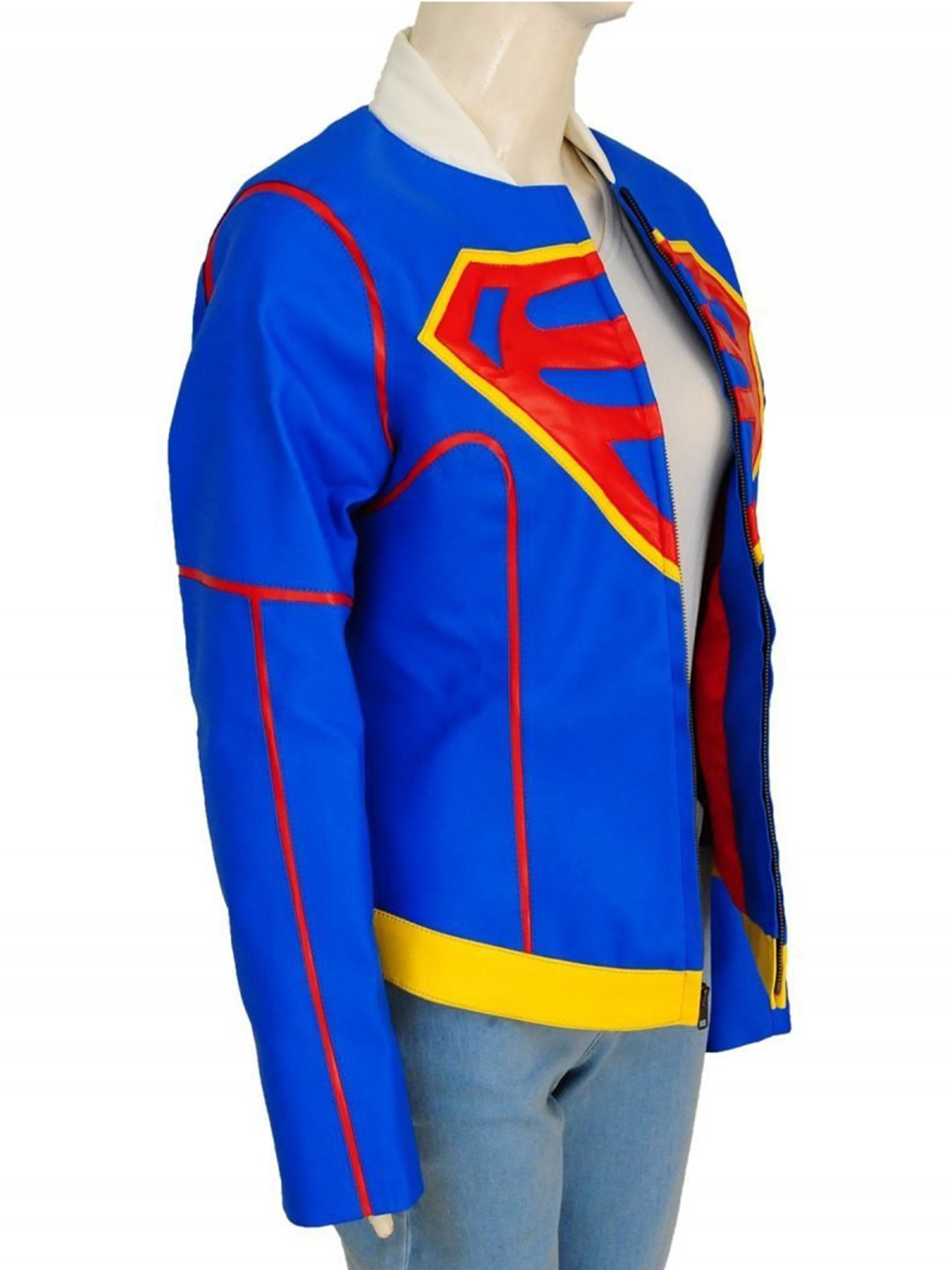 Supergirl Cosplay Leather Jacket