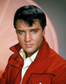 The King of Rock Elvis Presley Red Leather Jacket
