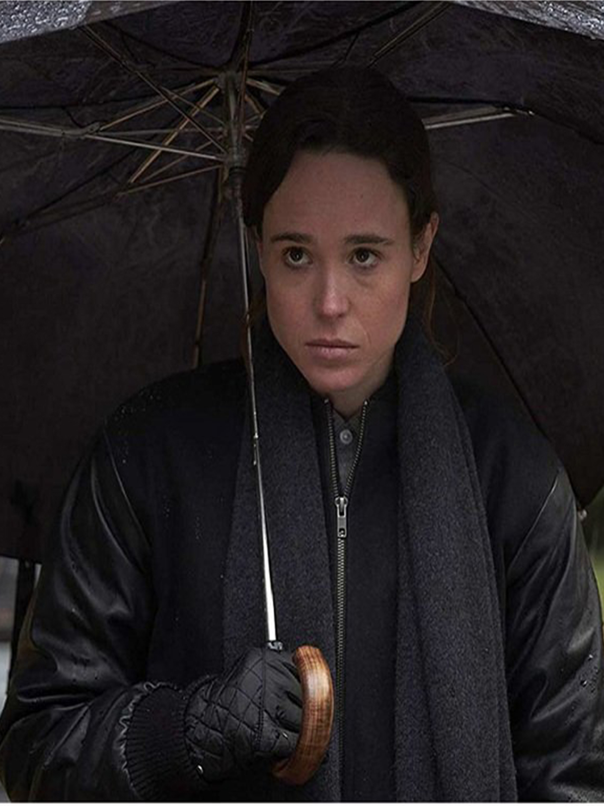 The Umbrella Academy Ellen Page Black Coat