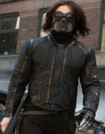 The Winter Soldier Bucky Barnes Black Jacket